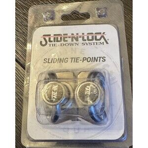 New Slide N Lock Stainless Stell Slides Tie Down System 2 Pack